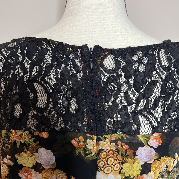 🍁 EUC Beautiful Fall Floral Dress - Picture 8 of 10